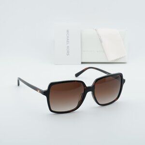Michael Kors MK2098U 378113 Square Sunglasses - Havana/Brown Gradient